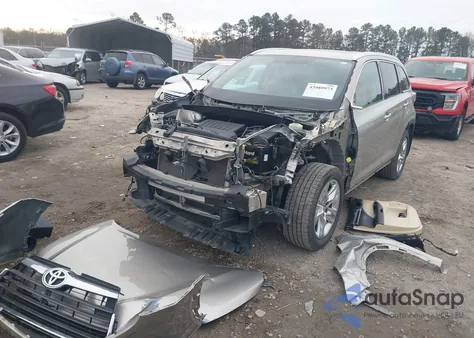 2016 Toyota Highlander Limited V6 из США, поврежденный, VIN 5TDDKRFH0GS319418